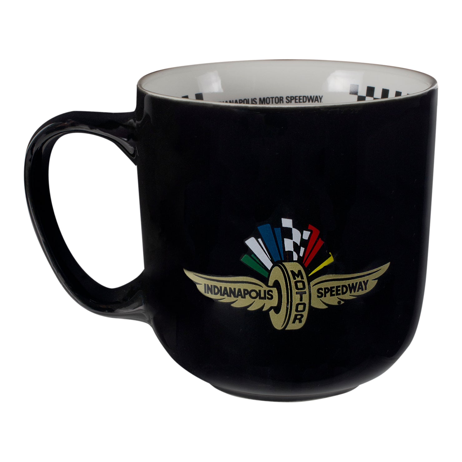 Wing Wheel Flag Strip Mug 15oz - front view