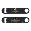 Wing Wheel Flag Racing Capital 2 Sided Bottle Opener - front view