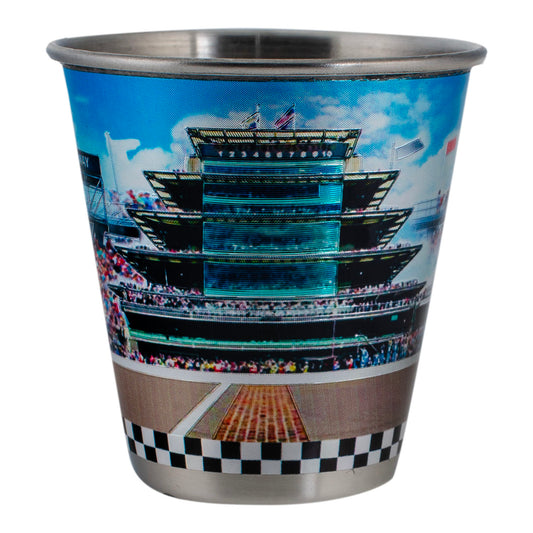 Wing Wheel Flag Metal Shot glass