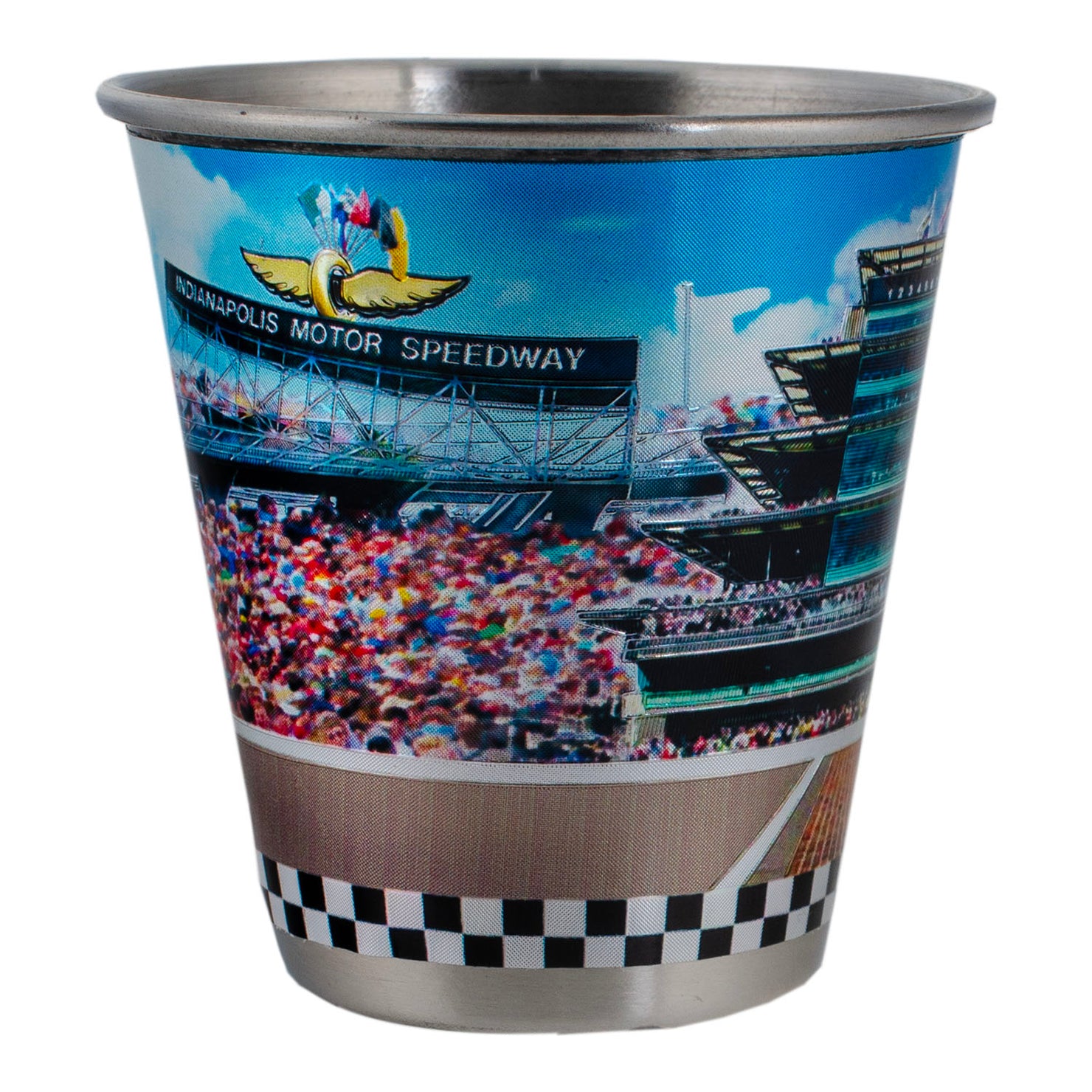 Wing Wheel Flag Metal Shot glass