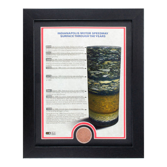 Indianapolis Motor Speedway First Start Acrylic Glass Frame - Front View