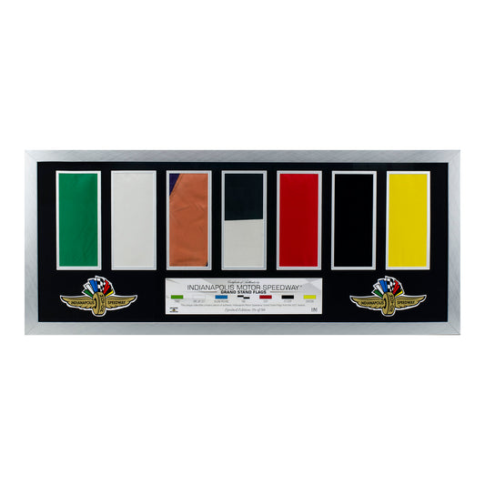 Indianapolis Motor Speedway Grand Stand Flags Wide Panoramic Frame 