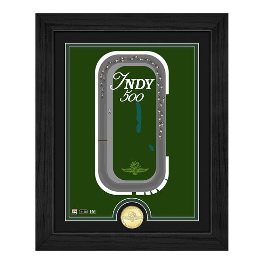 Indy 500 Track Layout Frame - Front View