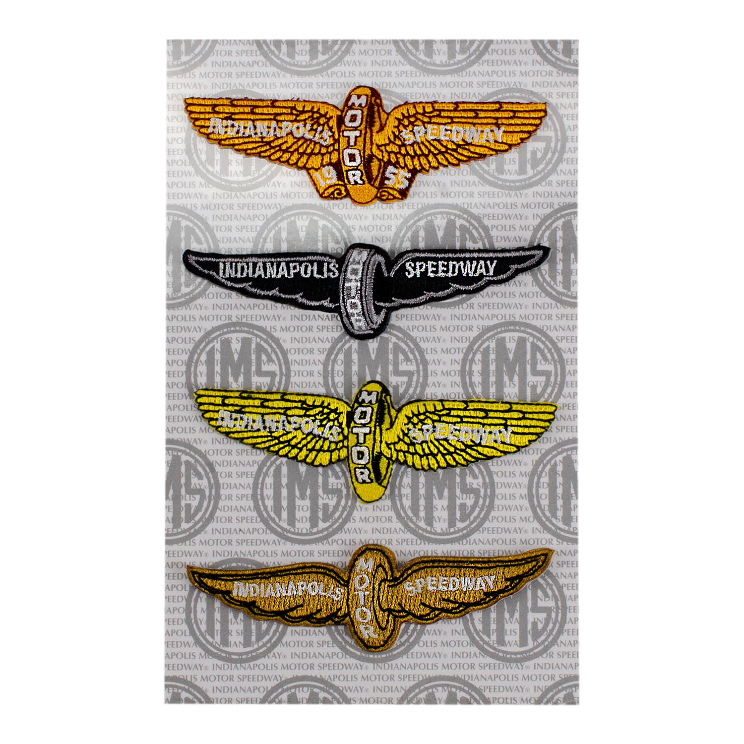 WWF Late Decades Logo Emblems - Front View