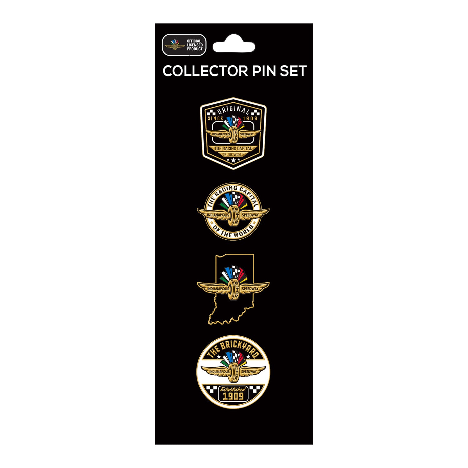 Indianapolis Motor Speedway Collector Hatpin Set 4PK