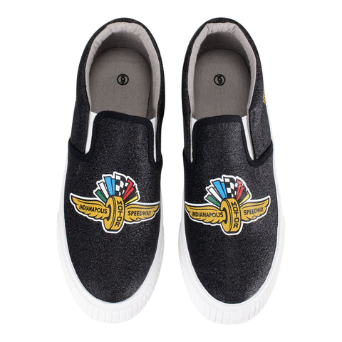 Wing Wheel Canvas Slip Shoes
