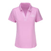 Ladies Wing Wheel Flag Puma Cloudspun Piped Polo - front view