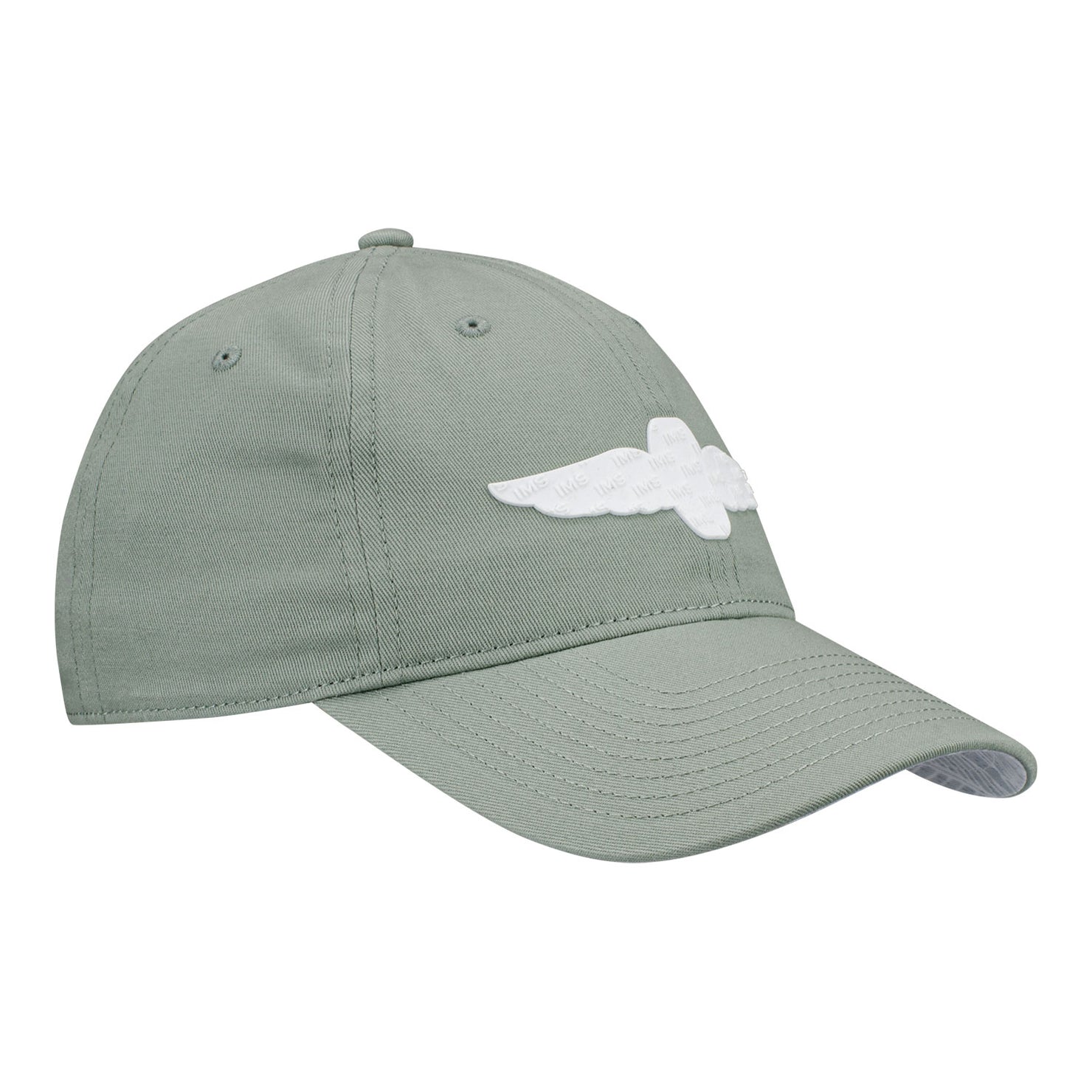 Wing Wheel Flag Rubber Applique Ladies Hat - front view