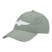 Wing Wheel Flag Rubber Applique Ladies Hat - front view