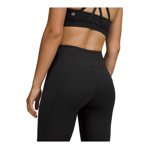 lululemon Wing and Wheel Fast and Free High-Rise Tight 25", top of back view
