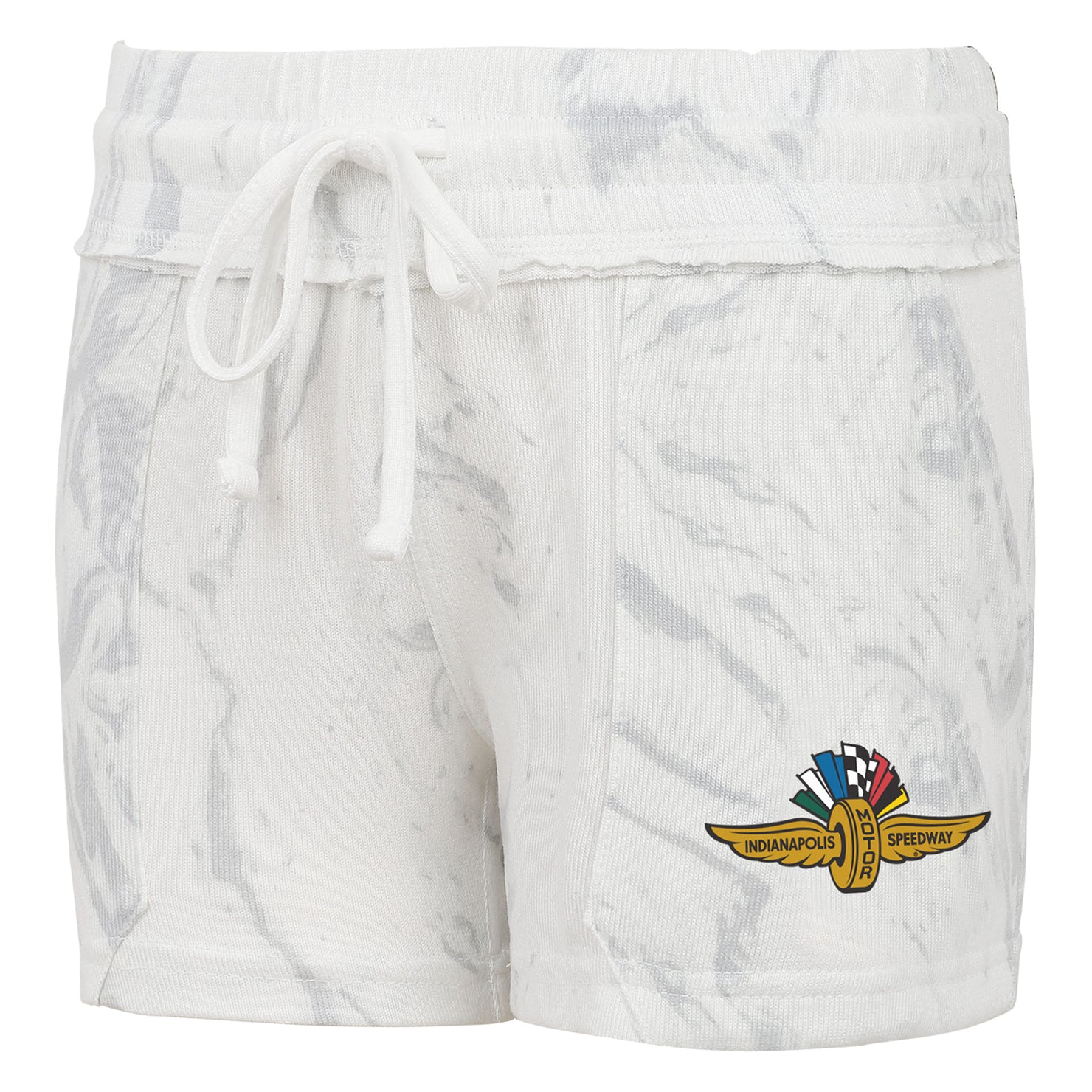 Indianapolis Motor Speedway Marble Ladies Pajama Shorts - front view