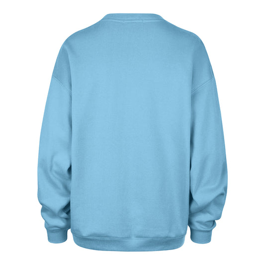 Indianapolis Motor Speedway Women's 47' Oversized Crewneck in Blue - Back View