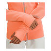 lululemon Wing and Wheel Scuba Full Zip Hoodie in coral, bottom front  view