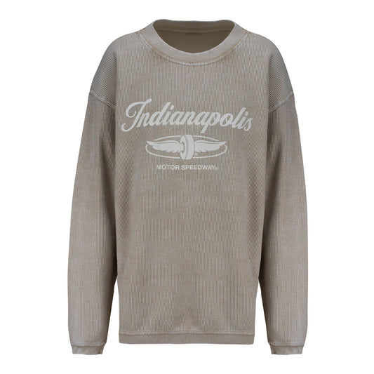 Ladies Indianapolis Motor Speedway Corded Crewneck
