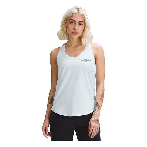 lululemon Wing and Wheel Love Tank Top in powder blue, full front view