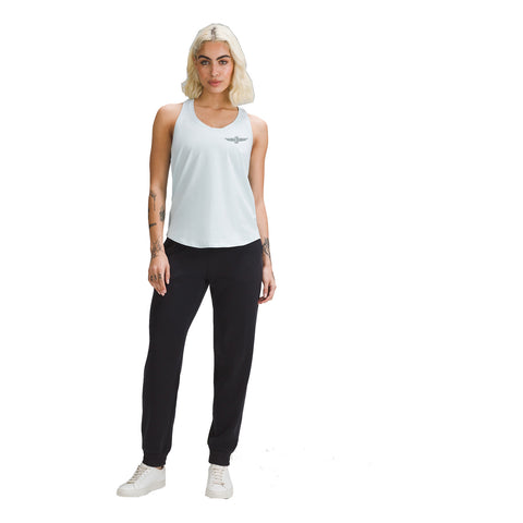 lululemon Wing and Wheel Love Tank Top in powder blue, full front view