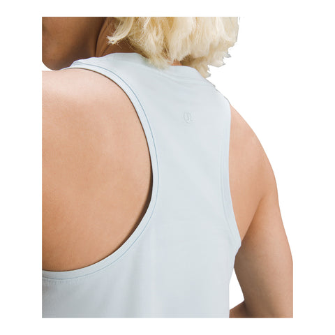 lululemon Wing and Wheel Love Tank Top in powder blue, top back view