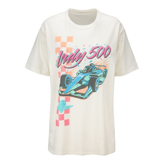 Indy 500 Thunderbolt Oversized Ladies T-Shirt