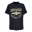 Ladies Indianapolis Motor Speedway Racing Club T-Shirt in Black - Front View