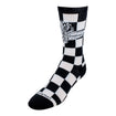 Wing Wheel Flag Checkered Board Socks - Front Right View