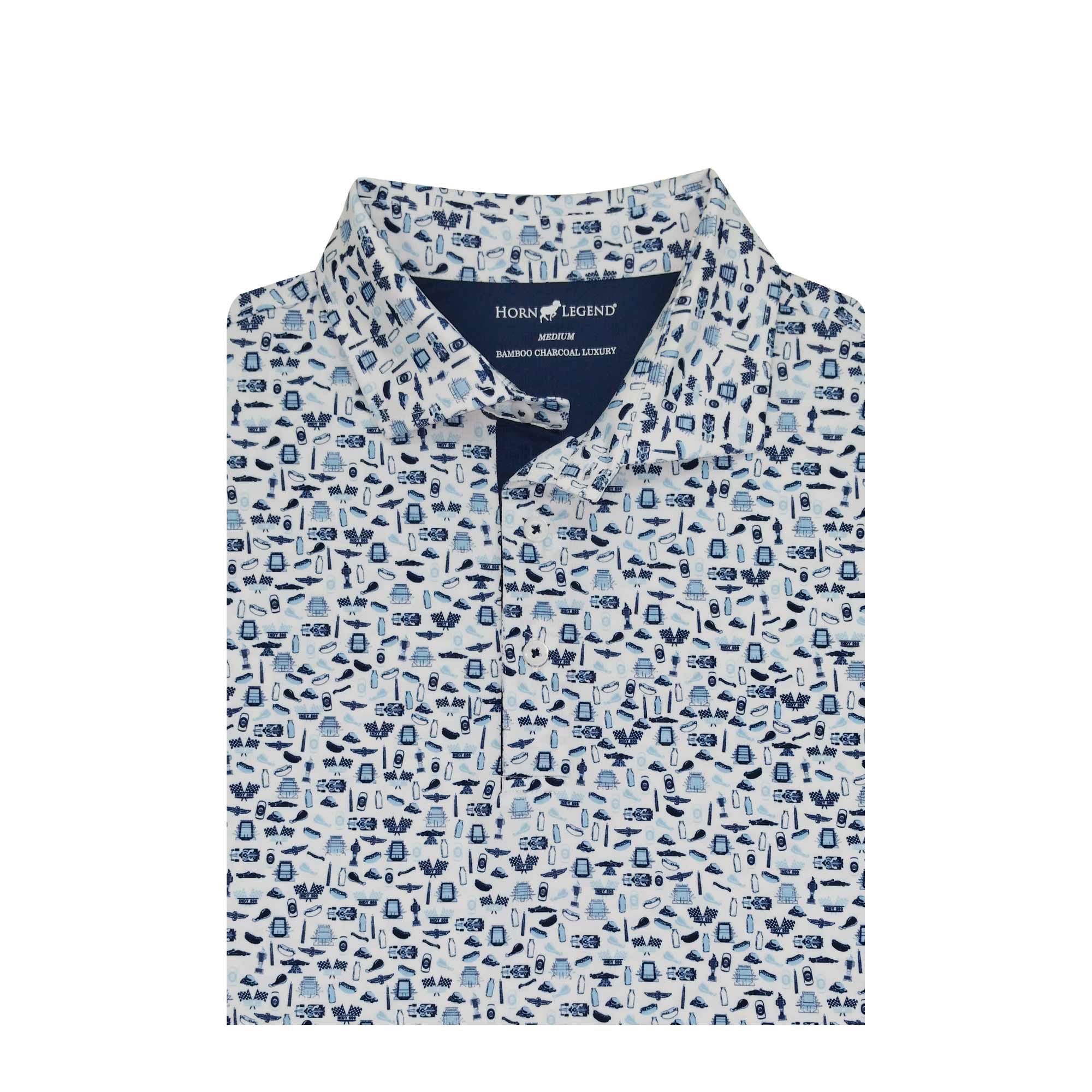 IMS All Over Print Polo - Closeup View