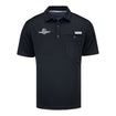 Wing Wheel Flag Columbia Flycaster Pocket Polo - front view
