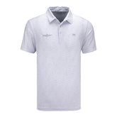 WWF Travis Mathew Free Passage Polo in White - Front View