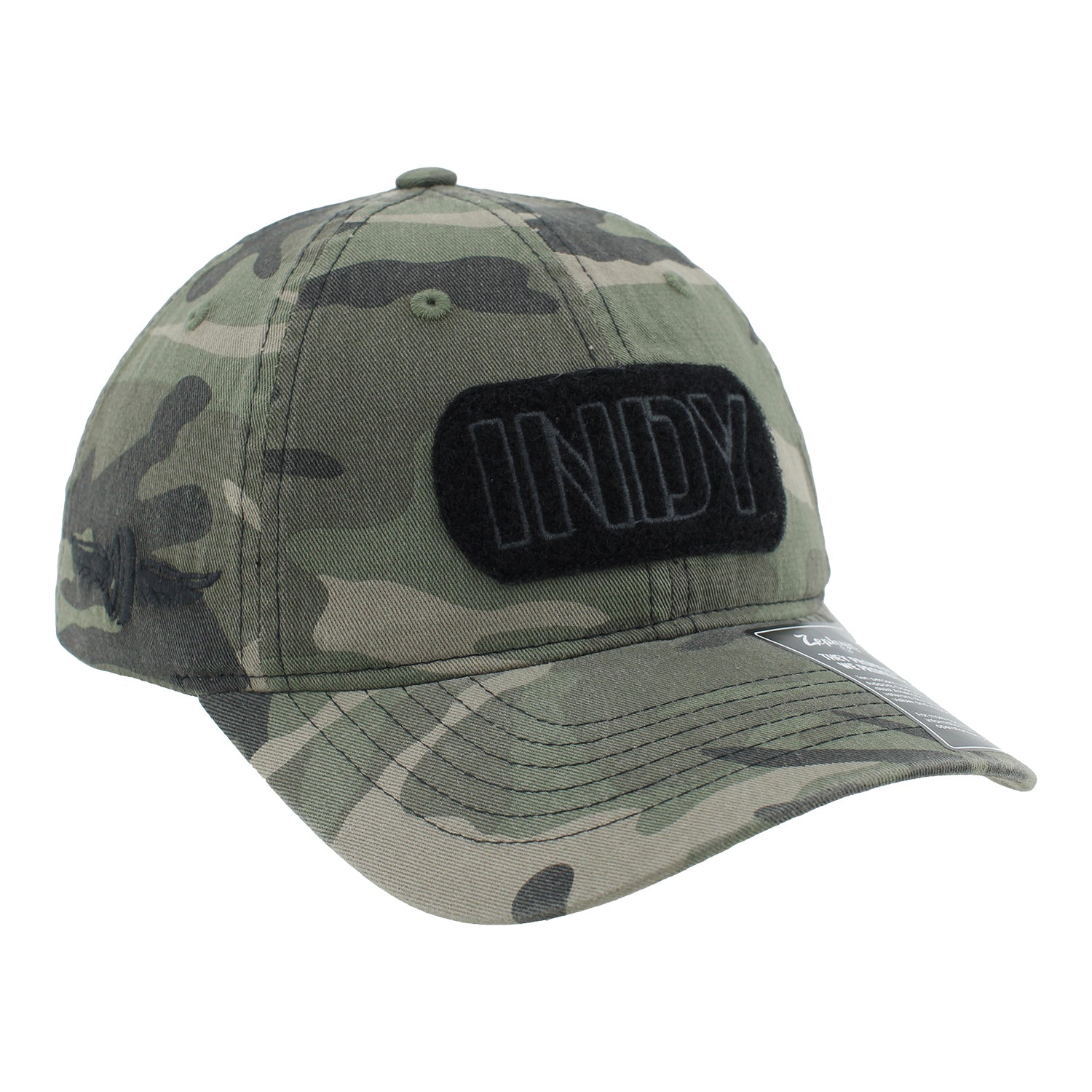 Indy OHT Camo Zephyr Maverick Hat in Camo - Front Right view