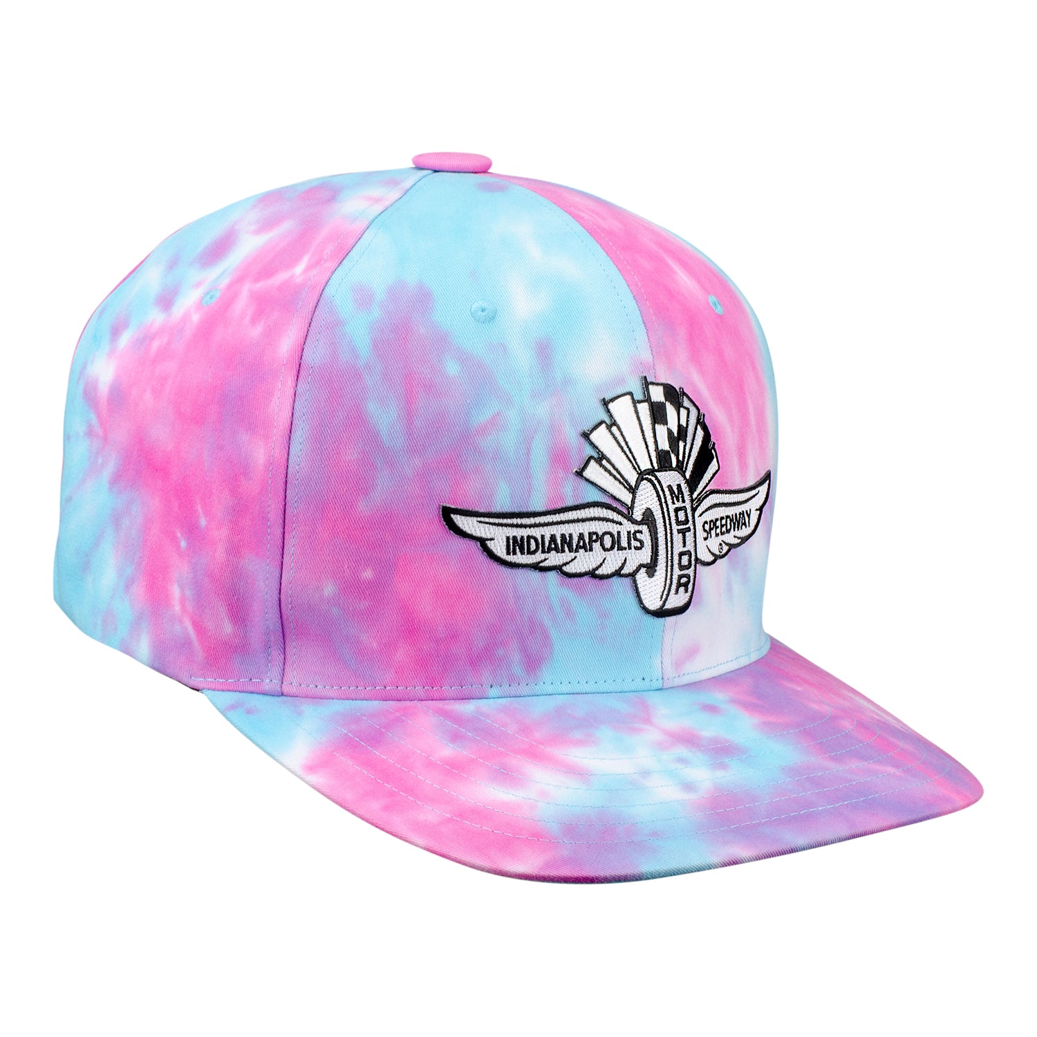 Wing Wheel Flag Tie Dye Noggin Boss Hat