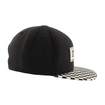 IMS Checkered Flatbill Snapback Hat - side view