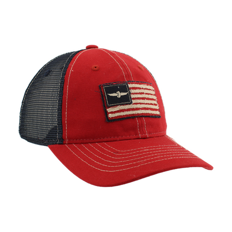 Wing and Wheel American Unstructured Snapback Hat