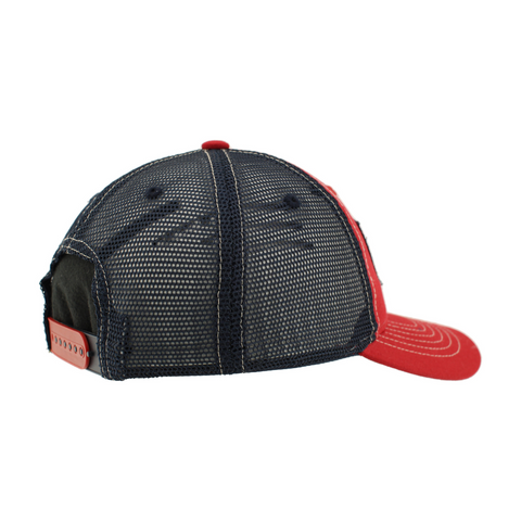 Wing and Wheel American Unstructured Snapback Hat - side view