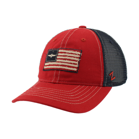Wing and Wheel American Unstructured Snapback Hat