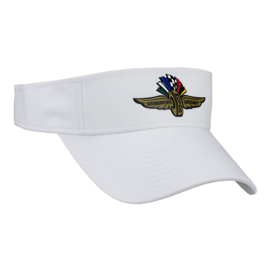 Wing Wheel Flag Performance Visor - front view