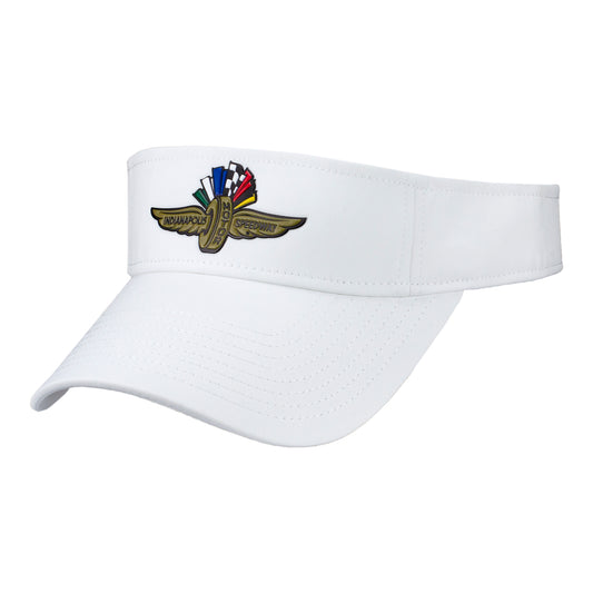 Wing Wheel Flag Performance Visor - front view