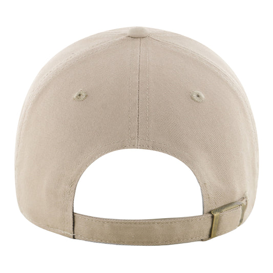 Wing Wheel Flag Clean Up Khaki Hat in Brown - Back View