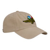 Wing Wheel Flag Clean Up Khaki Hat in Brown - Front Right View