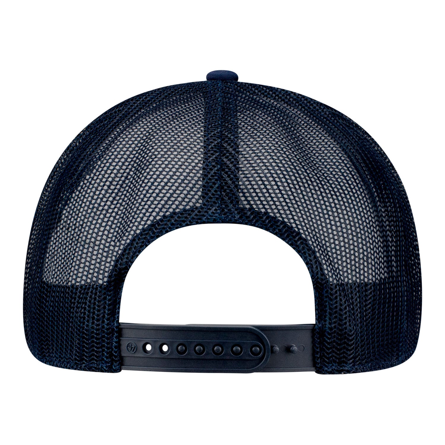 Indianapolis Motor Speedway Galveston Hitch Hat in White and Blue -Back View