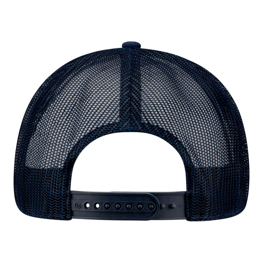 Indianapolis Motor Speedway Galveston Hitch Hat in White and Blue -Back View