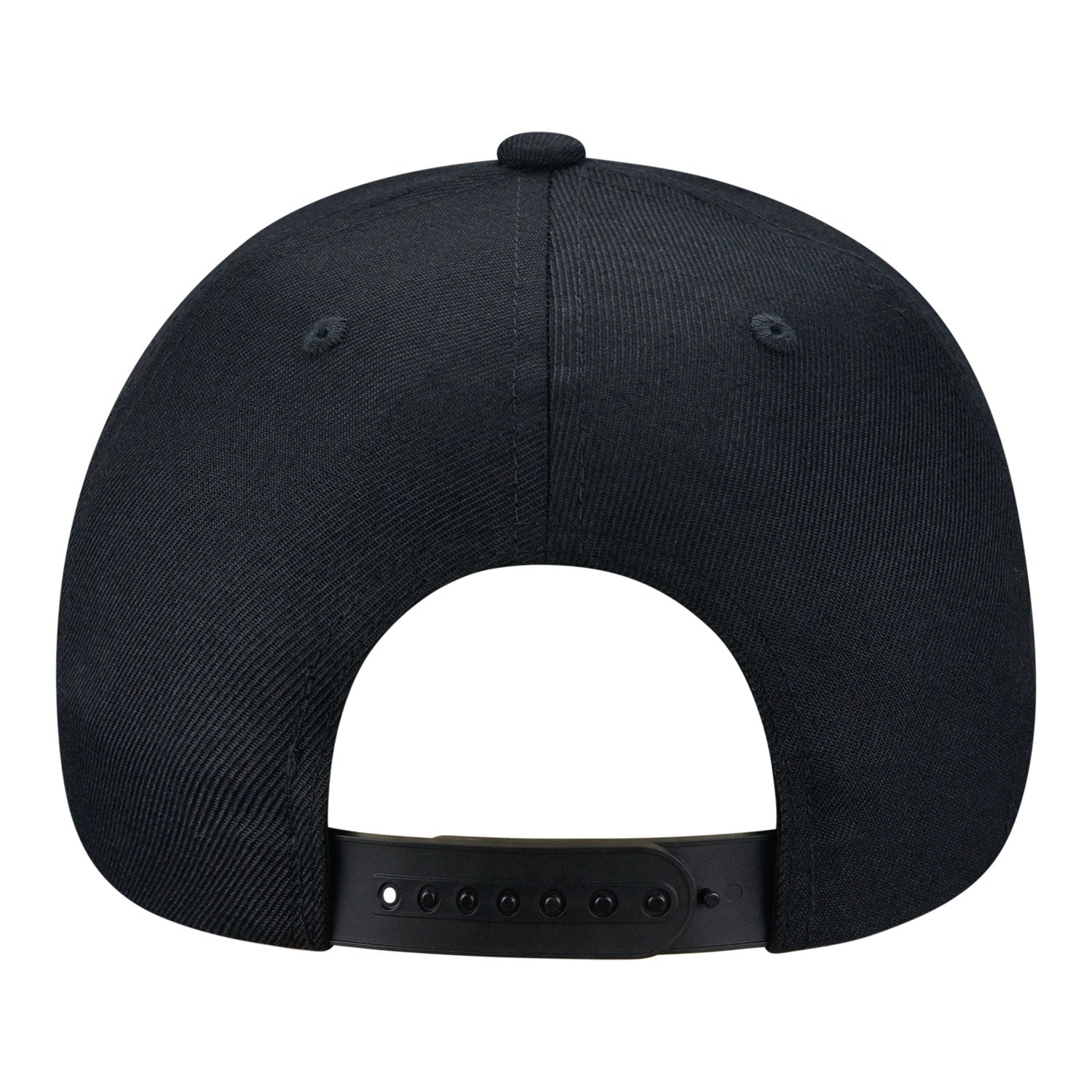 Wing Wheel Flag Checkered Patch Flat Bill Hat - Back View