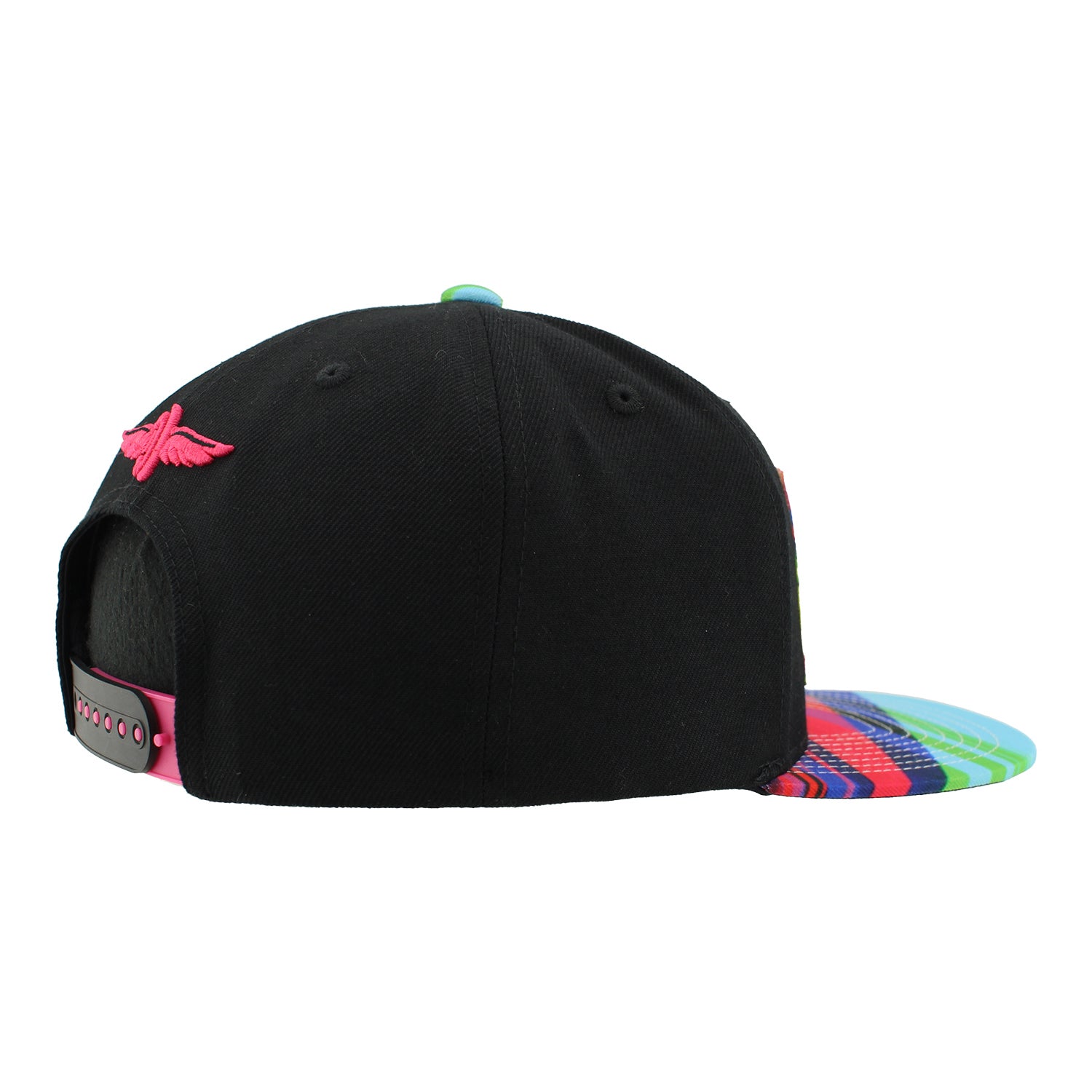 INDY Multicolor Flat Bill Hat - Back Right View