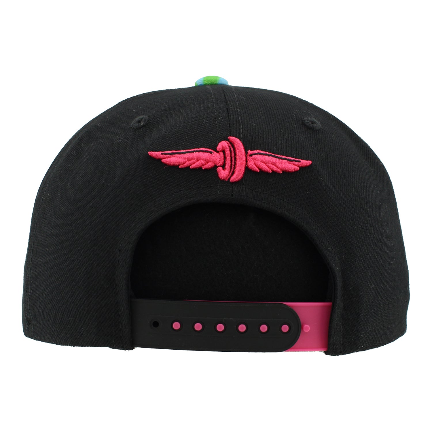 INDY Multicolor Flat Bill Hat - Back View