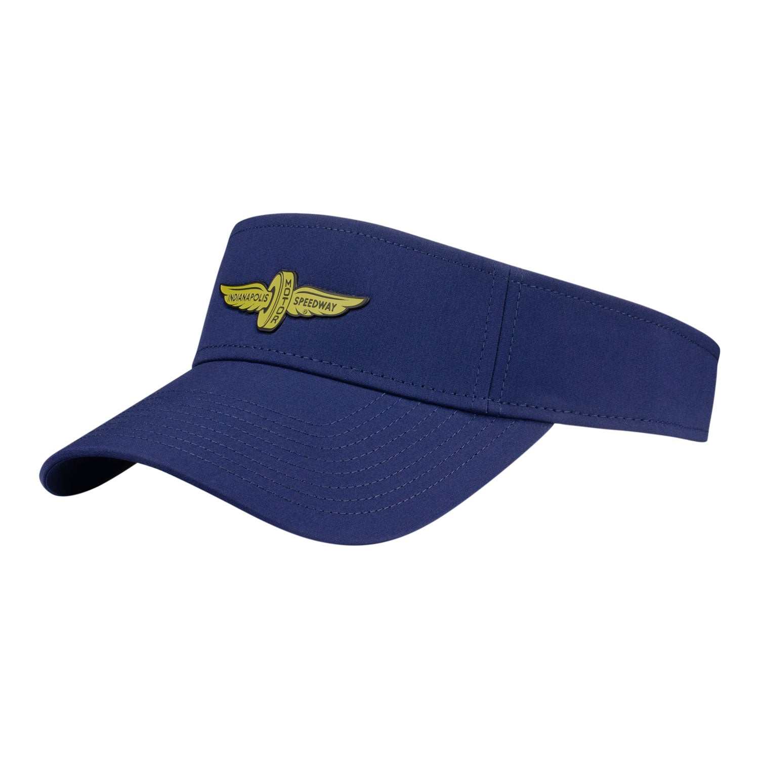 Wing Wheel TPU Rubber Logo Visor - Left Side View