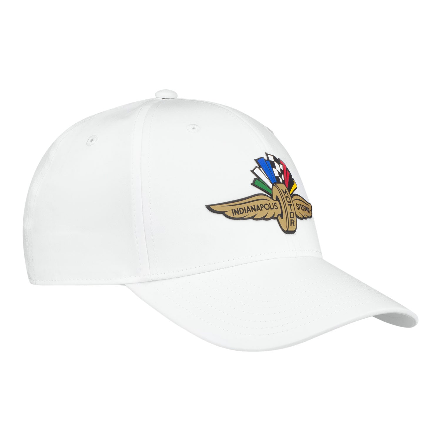 Wing Wheel Flag TPU Rubber Logo Hat - Right Side View