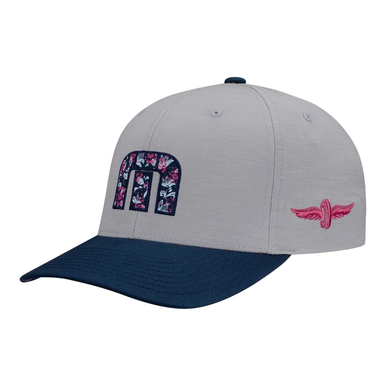 Indianapolis Motor Speedway TravisMathew Flourish Hat in Grey - Front Left View
