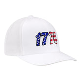 IMS Americana 1776 Hat in White - Front Right View