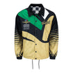 Indianapolis Motor Speedway Wing Wheel Flag Wild Collective Coaches Jacket - Front View