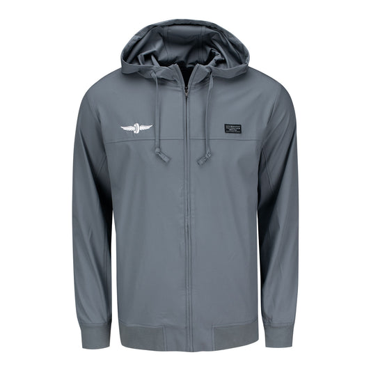 WWF Wonderlust Hoodie in Grey - Front View