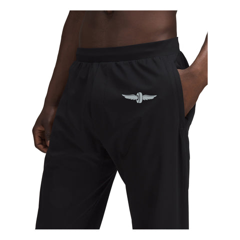 lululemon Wing and Wheel Surge Jogger 29" in black, top band view
