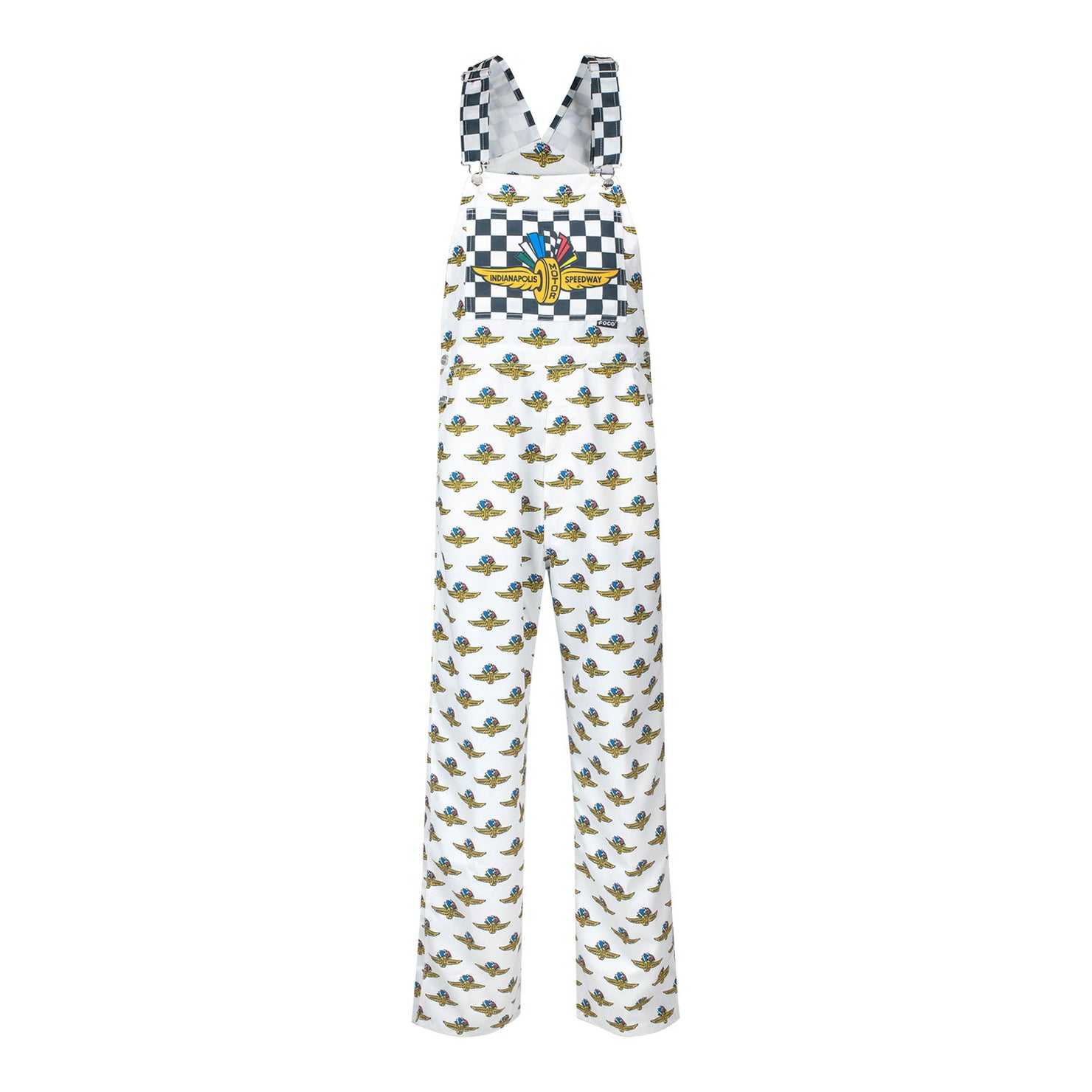 Wing Wheel Flag Checkered Overalls